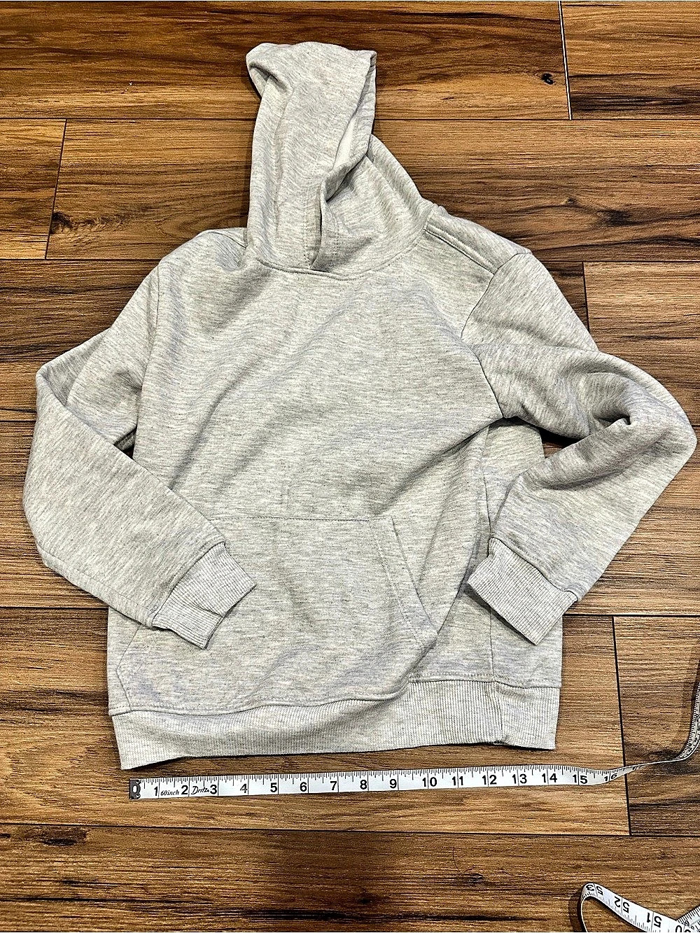 Aeropostale Kids Fleece Pullover Hoodie Gray  Medium